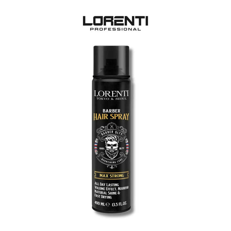 Lorenti Laca Fijador de Cabello Maximo Fuerte Negro 400ML