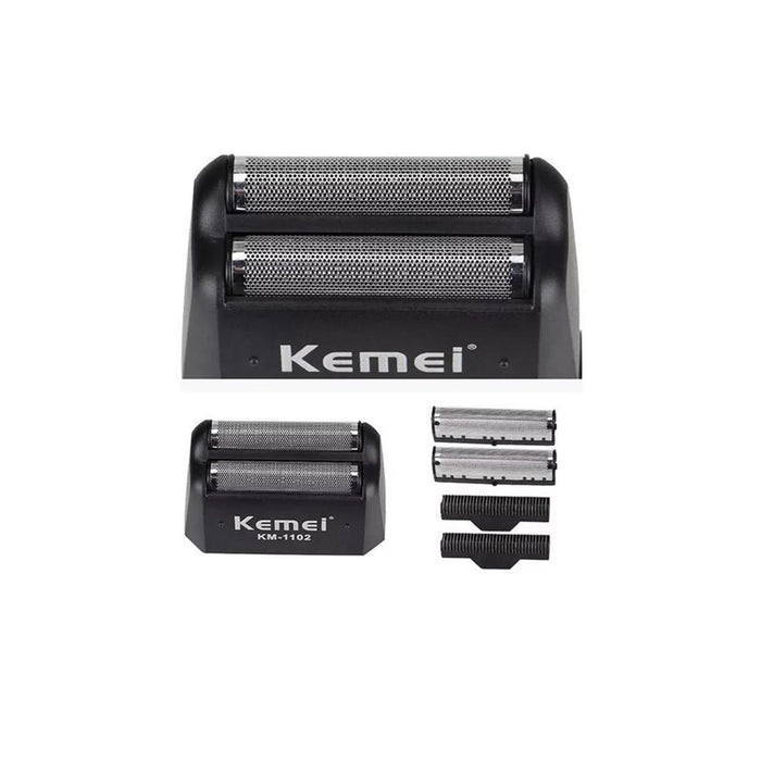 Máquina Afeitadora Kemei KM-1102 Negra Shaver 110V/220V