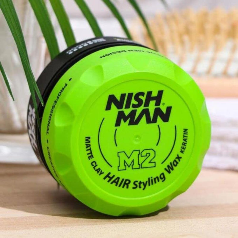 Cera Cabello Nishman Wax M2 Matte Clay Keratin 100ml