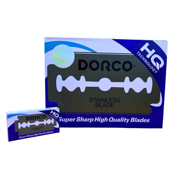 100 Hojas De Navaja Dorco HQ Barbería ST300 Peluquería