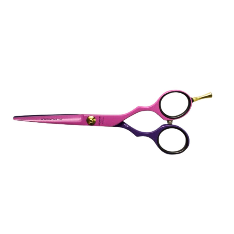 Tijera Henbor Italiana 782P Filo Navaja 6'' Rosado & Purpura
