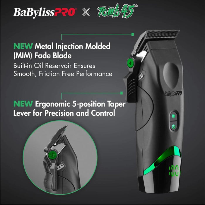 Maquina BaBylissPRO x Tomb45 Cortapelo Profesional Inalámbrico