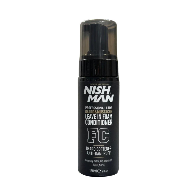 Nishman Foam Conditionador Espuma Anti-Caspa Barba Y Bigote