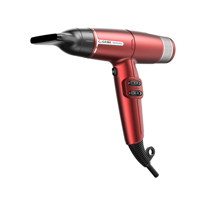 Secador De Pelo Gama Iq Lite Ultra Liviano Profesional Rojo