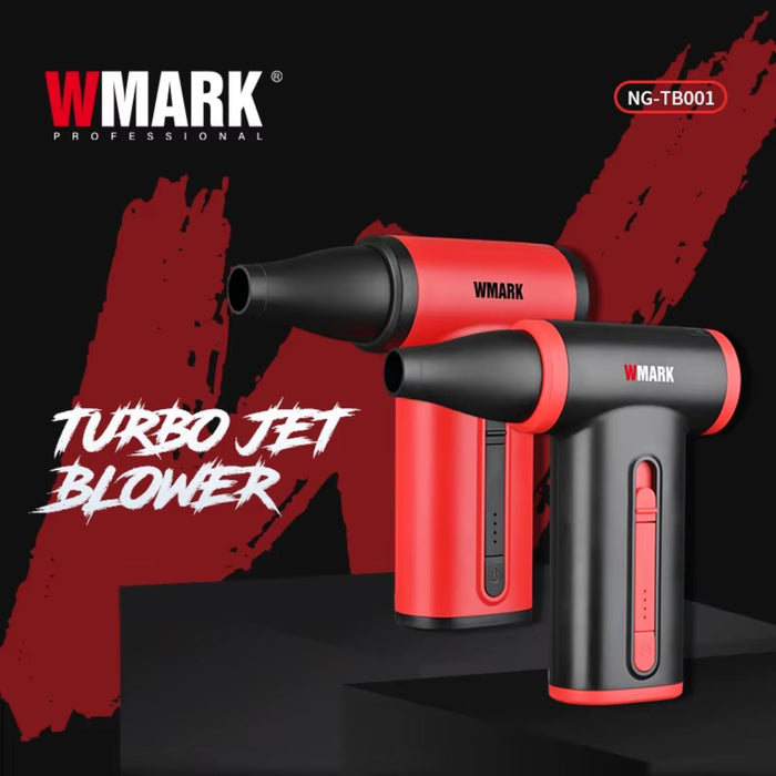 Soplador De Alta Potencia Pistola Mini Jet Wmark NG-TB001 BLK
