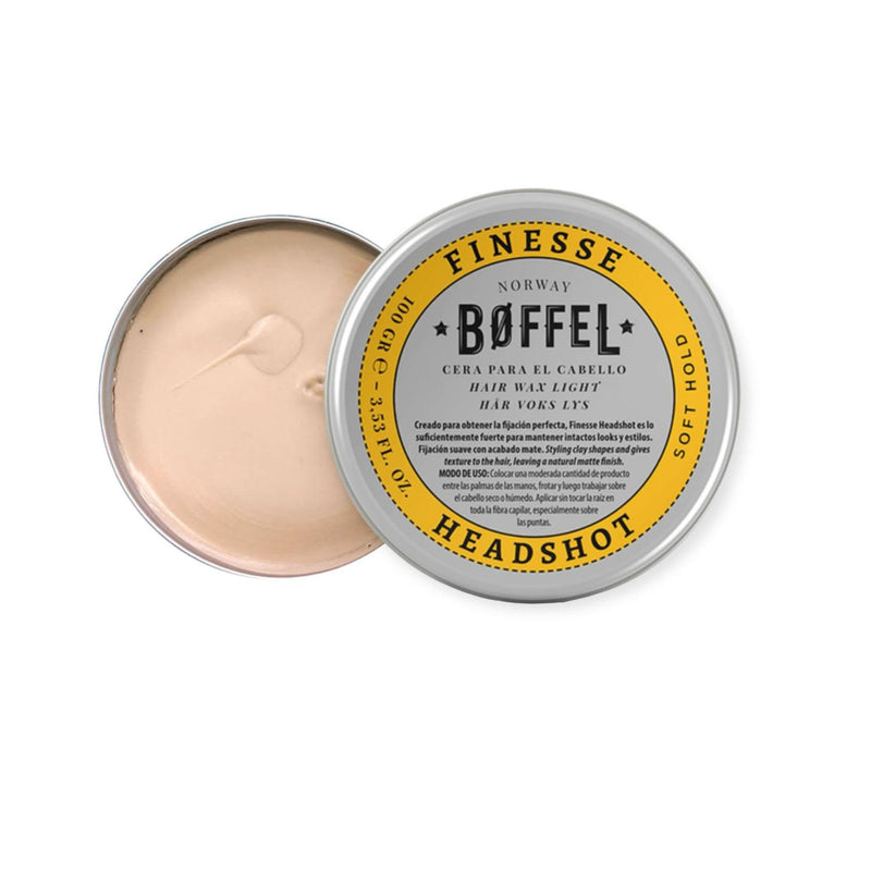 BOFFEL® Hair Wax Soft Hold Cera Finesse Headshot 100gr