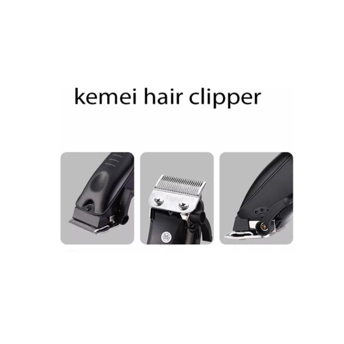 Maquina Cortepelo Kemei 1136 Clipper Inalambrica Negro