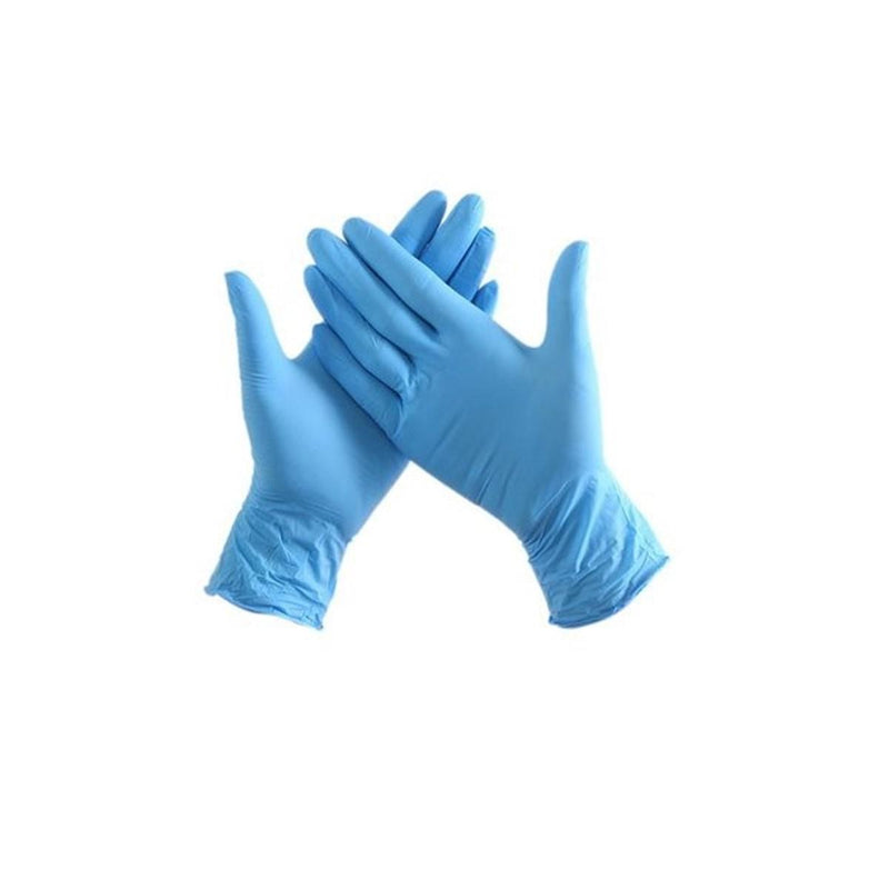 Guantes De Nitrilo Azul Clean Carrier 100un Talla M