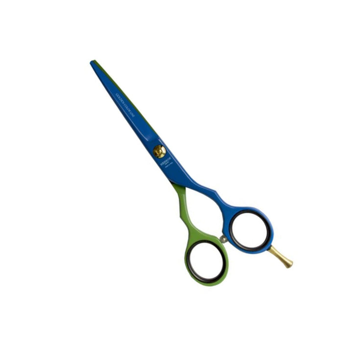 Tijera Henbor Italiana 782B Filo Navaja 6'' Azul & Verde