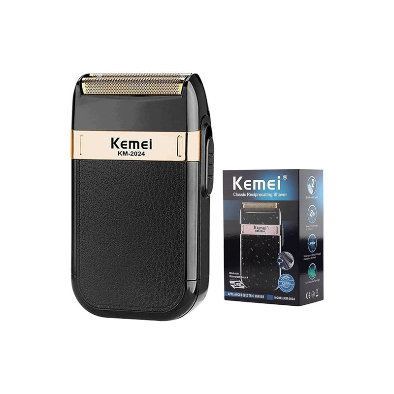 Máquina Afeitadora Kemei KM-2024 Negra 100V/240V Shaver