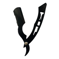Navajin Negro Razors Inoxidable Para Barbero Peluqueria
