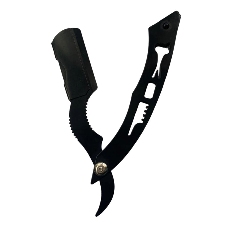 Navajin Negro Razors Inoxidable Para Barbero Peluqueria