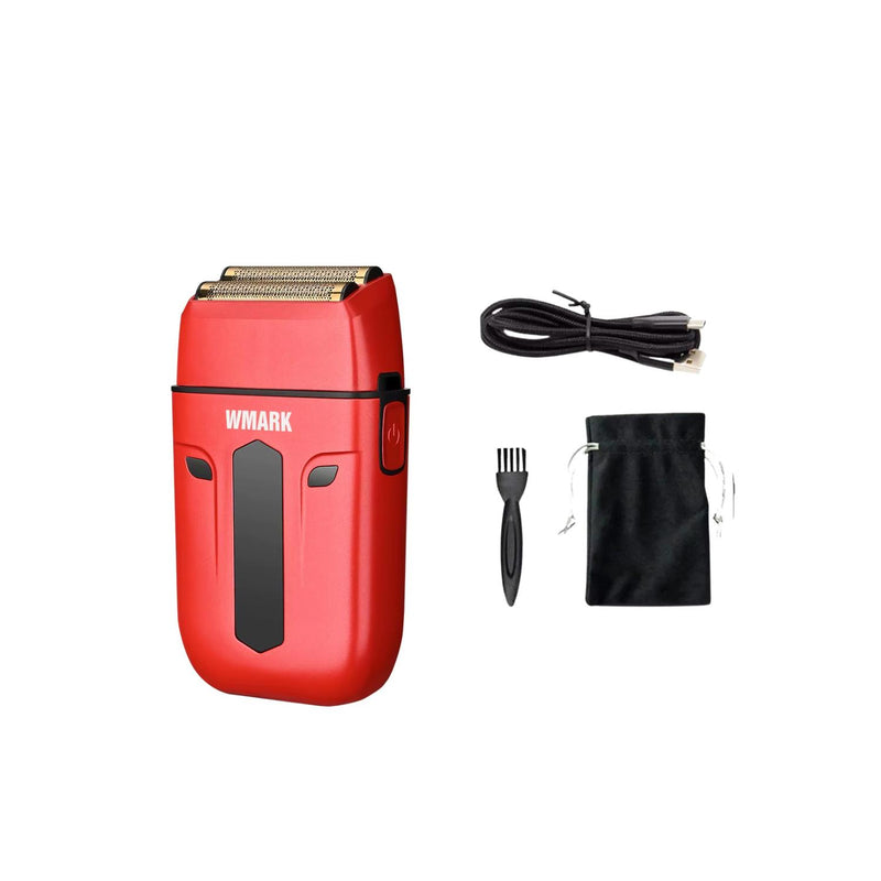Maquina Wmark NG984 Afeitadora Inalambrica Rojo Shaver