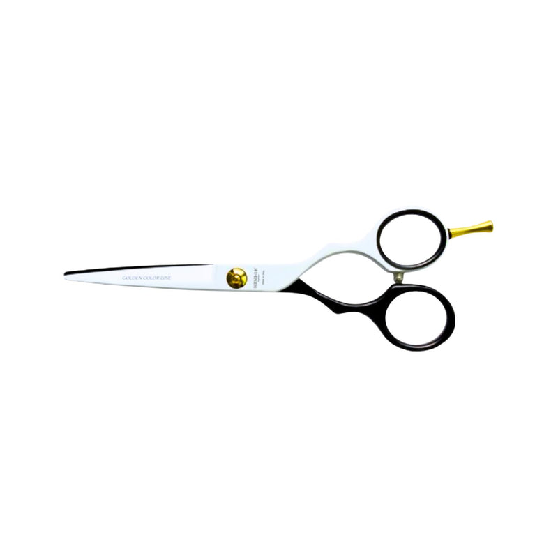 Tijera Henbor Italiana 782W Filo Navaja 5.5'' Blanco & Negro