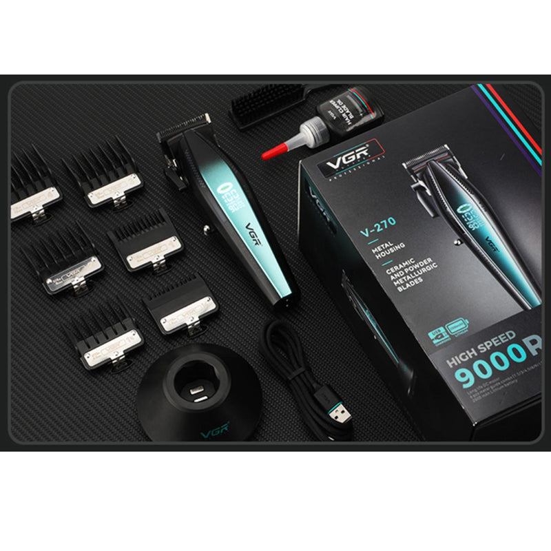 Máquina Barbería Profesional Corta Pelo VGR V-270 9000 Rpm