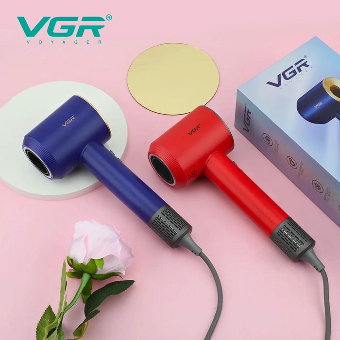 Secador De Pelo VGR Profesional V-445 110000rpm Azul