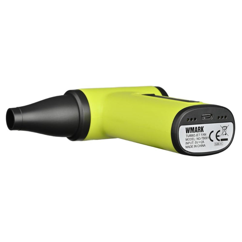 Soplador De Alta Potencia Pistola Mini Jet Wmark NG-TB001 Verde