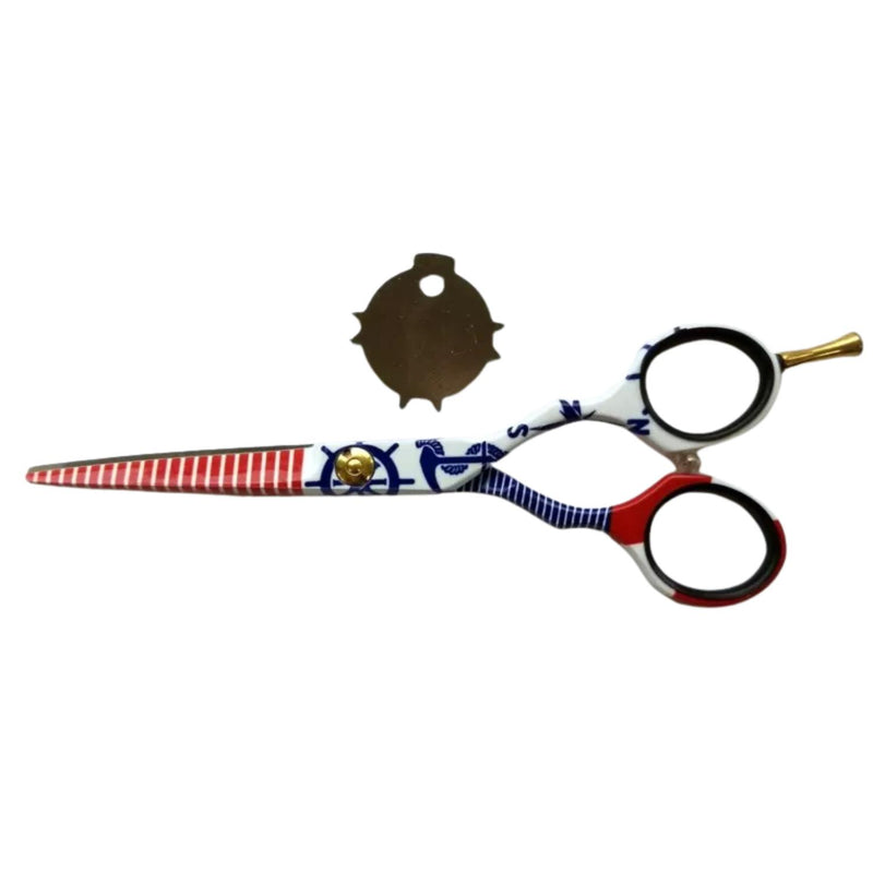 Tijera Henbor Italiana 782M Filo Navaja 5.5'' Multicolor