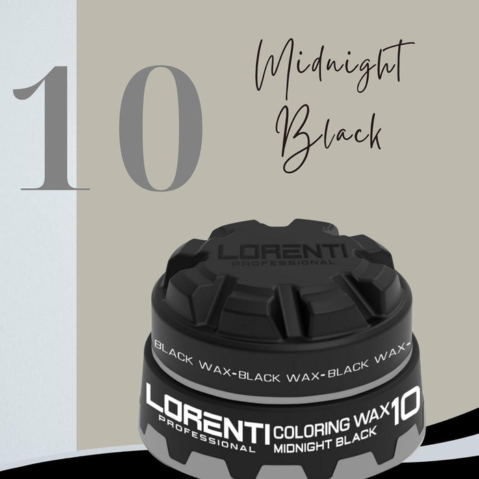 Lorenti Cera para Cabello 10 Pigmento Negro 150ML