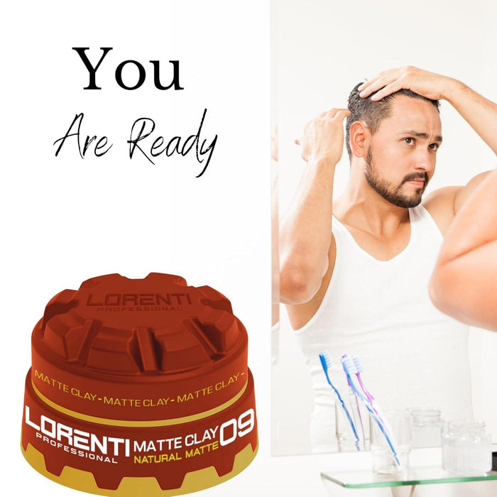 Lorenti Cera para Cabello 09 Pomada Arcilla Acabado Natural 150ML