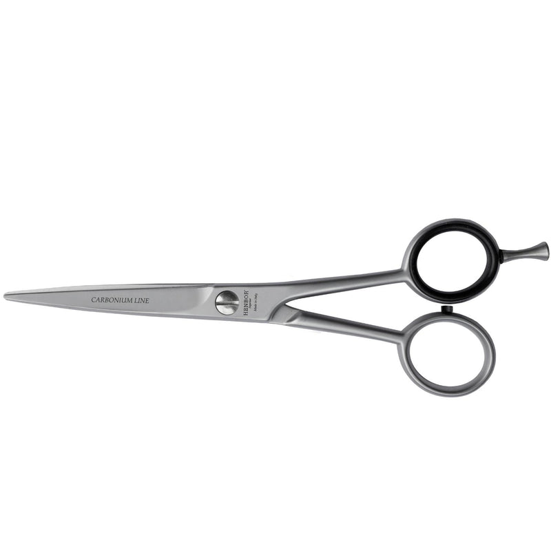 Tijera Henbor Italiana Microdentada 795 Carbonium Line 5.5''
