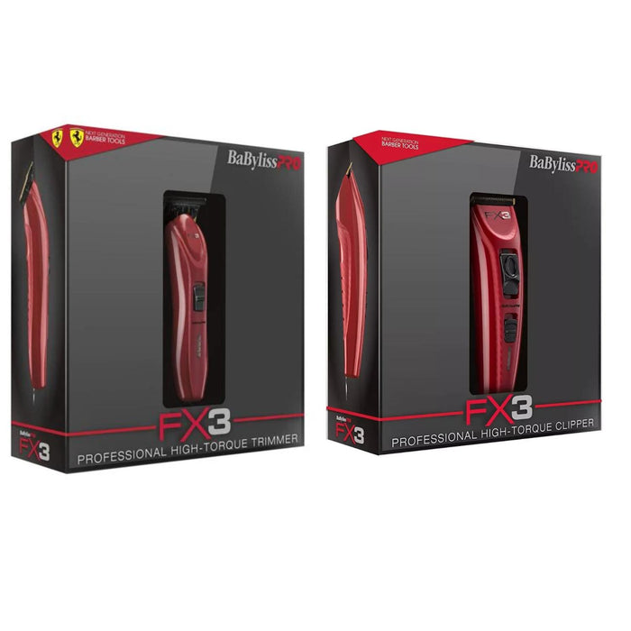 Combo BabylissPro FX3 Cortadora De Pelo+ Patillera FX3 Trimmer