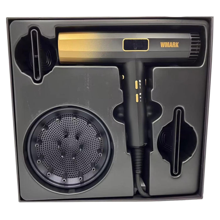 Secador De Cabello Wmark Prof. 2000w Ultra Ligera Gold