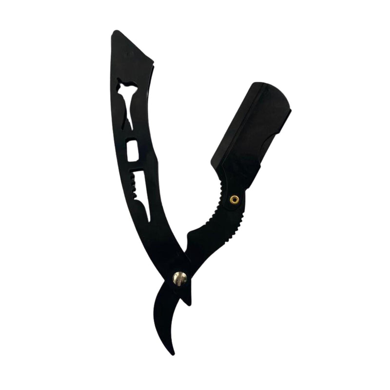 Navajin Negro Razors Inoxidable Para Barbero Peluqueria