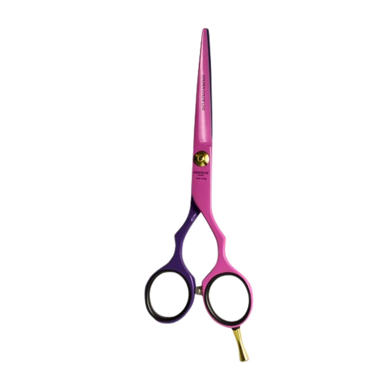 Tijera Henbor Italiana 782P Filo Navaja 6'' Rosado & Purpura