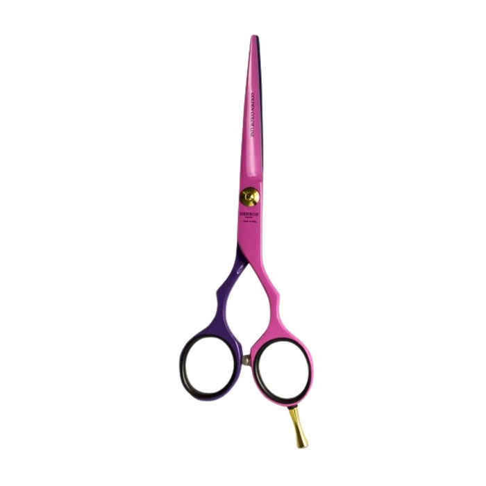 Tijera Henbor Italiana 782P Filo Navaja 6'' Rosado & Purpura