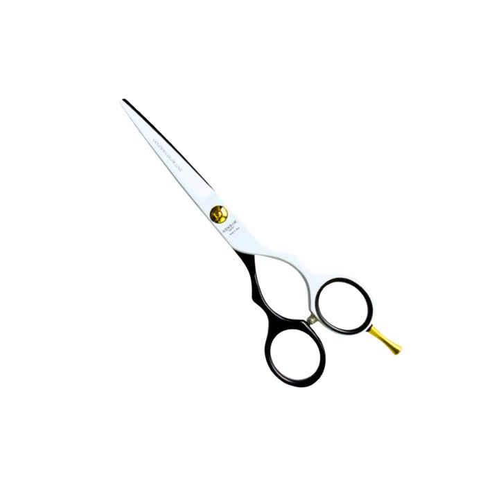 Tijera Henbor Italiana 782W Filo Navaja 6'' Blanco & Negro