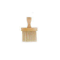 Bota Pelo Brocha Ancha Plana Barbero Peluquería Madera