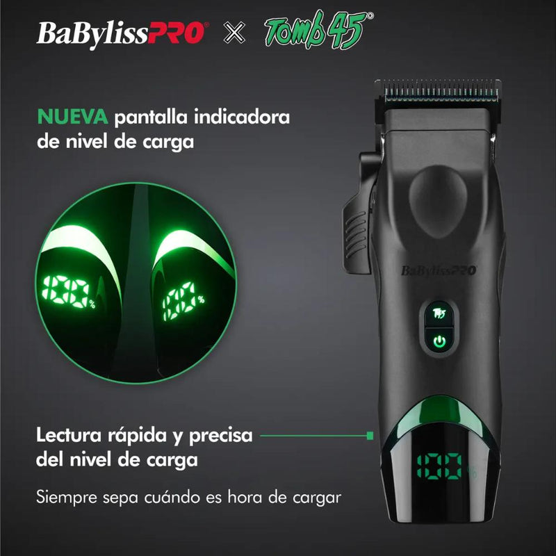Maquina BaBylissPRO x Tomb45 Cortapelo Profesional Inalámbrico