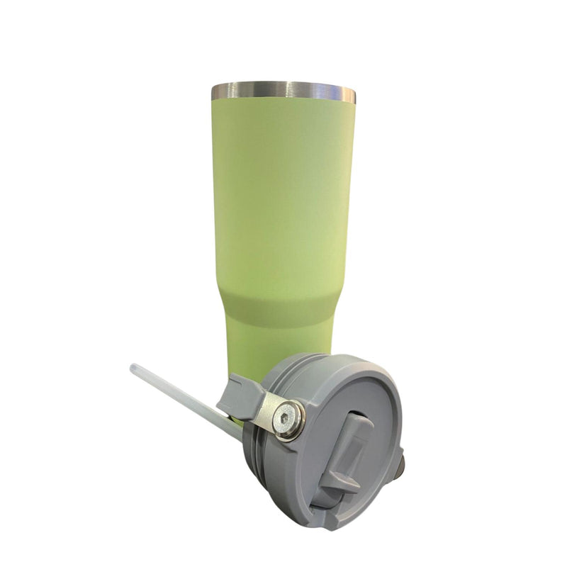 Botella Termica Flip Straw Tumbler 900 Ml Verde