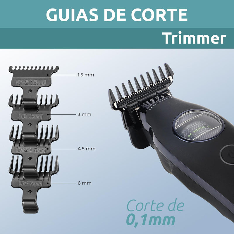 Maquina Patillera Trimmer VGR880T Rotatech Bldc 7200RPM Negro