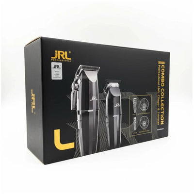 Barber Combo JRL Onyx Cortadora Y Patilera  Ghost  1  Negro