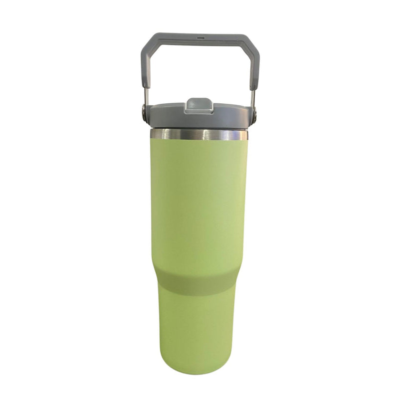 Botella Termica Flip Straw Tumbler 900 Ml Verde