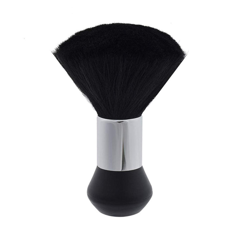 Botapelo Para Barbería Pelo Suave Negro/con Talquera Blanco.