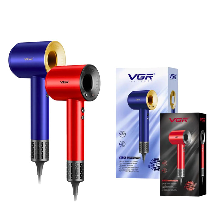 Secador De Pelo VGR Profesional V-445 110000rpm Azul