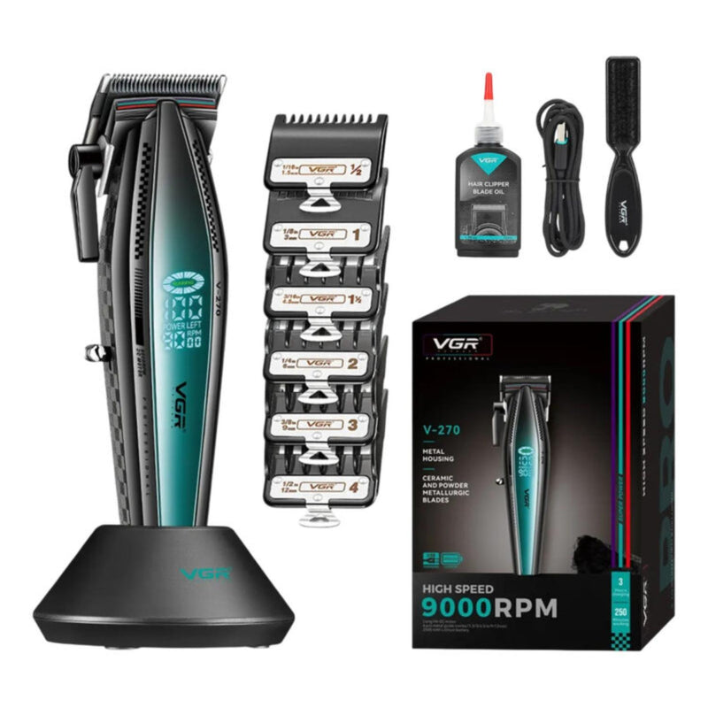 Máquina Barbería Profesional Corta Pelo VGR V-270 9000 Rpm