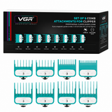 VGR Set 8 Peines Metálicos V-891 para Clipper Profesional