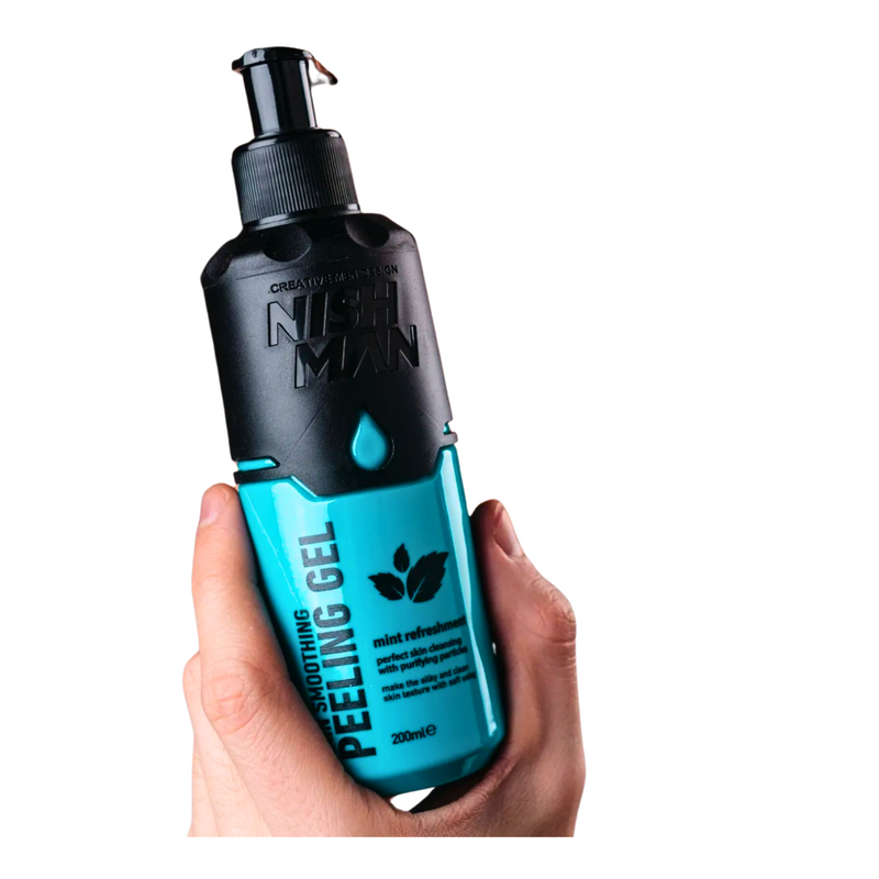 Nishman Peeling Gel/Exfoliante Limpador Menta 200ml