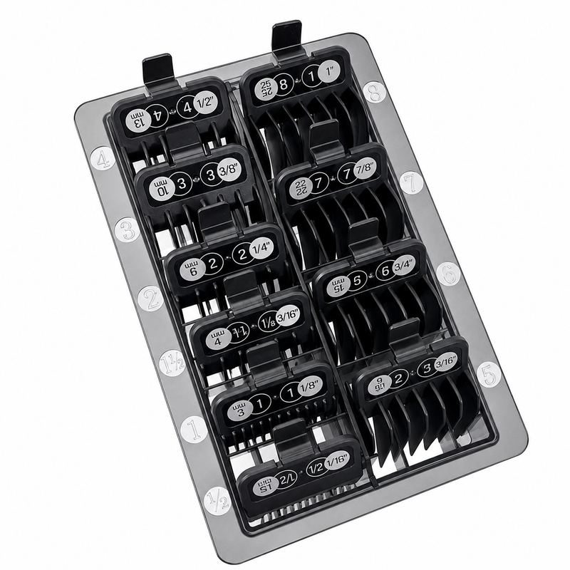 Set Peines Guía JRL Profesional Guard 4-S6 para Máquina Cortapelo