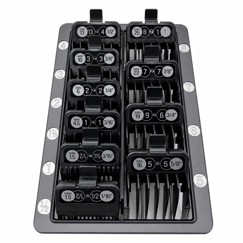 Set Peines Guía JRL Profesional Guard 4-S6 para Máquina Cortapelo