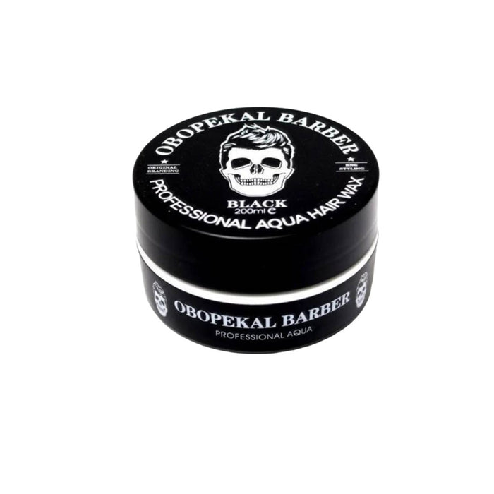 Obopekal Cera Para Cabello Gel Negro Pomada Capilar Barbería