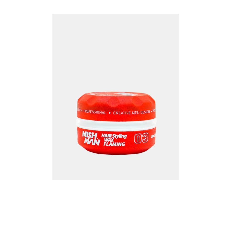 ぎーまん　フランキンセンス RED 300g Cera Cabello Nishman Flaming 03 Fijación Brillo Firmeza