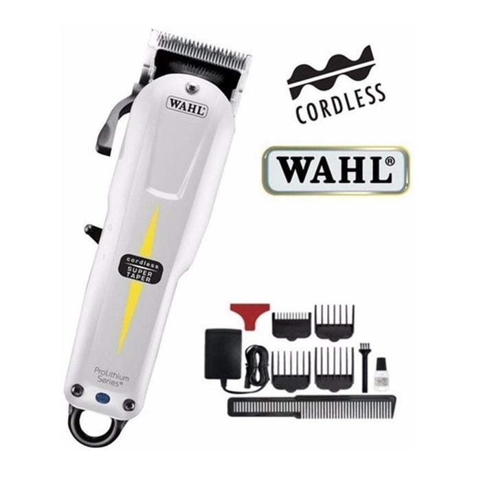 Cortadora de pelo Wahl Professional Super Taper Cordless blanca