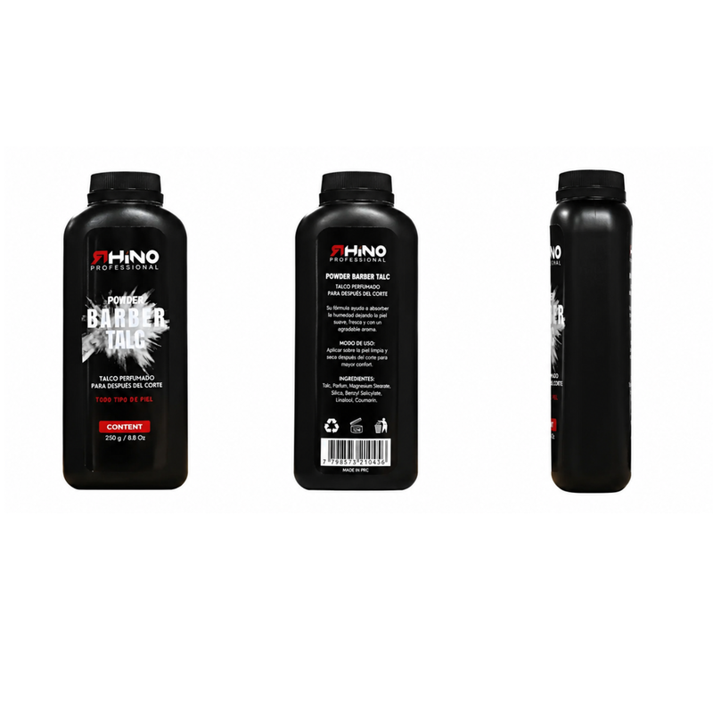 Talco De Barbero Perfumado Rhino Professional