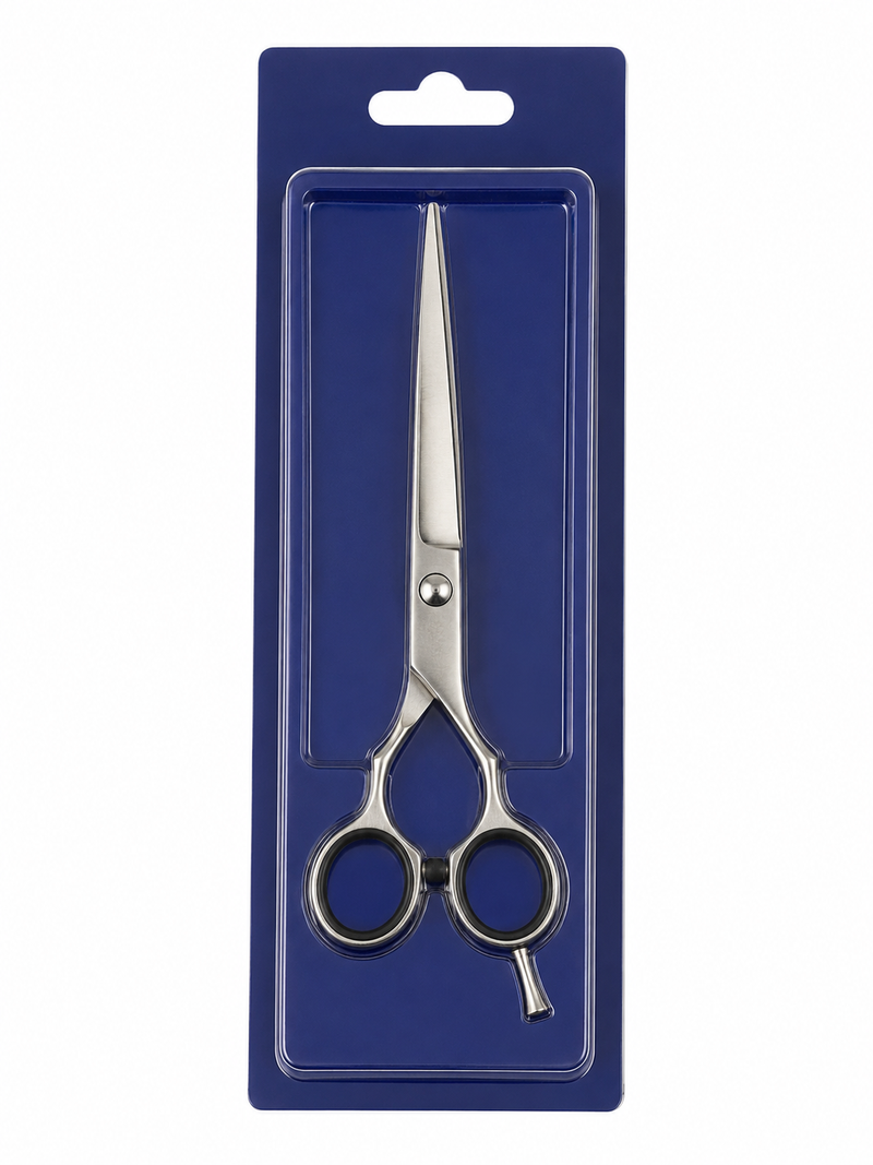 Tijera Profesional de Corte 6" Ergonómica Filo Navaja