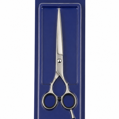 Tijera Profesional de Corte 6" Ergonómica Filo Navaja